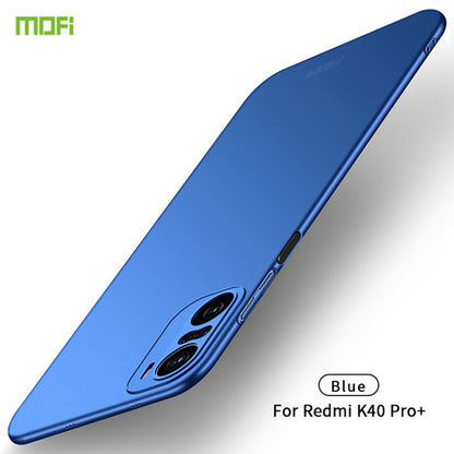 For Xiaomi Redmi K40 Pro+ / POCO F3 / 11i MOFI Frosted PC Ultra-thin Hard Case(Blue) - Xiaomi Cases by MOFI | Online Shopping UK | buy2fix