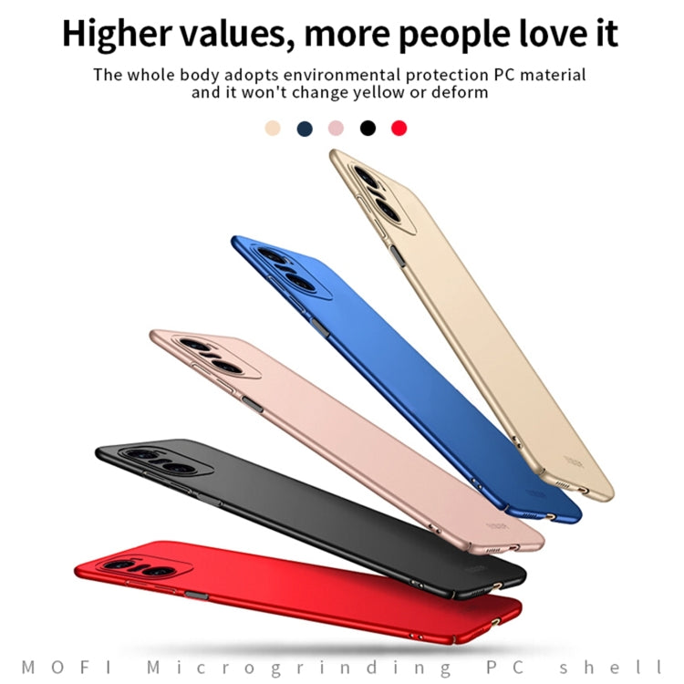 For Xiaomi Redmi K40 Pro+ / POCO F3 / 11i MOFI Frosted PC Ultra-thin Hard Case(Rose gold) - Xiaomi Cases by MOFI | Online Shopping UK | buy2fix