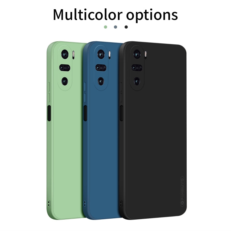 For Xiaomi Redmi K40 / K40 Pro / K40 Pro+/Poco F3/ Mi 11i / Mi 11X PINWUYO Touching Series Liquid Silicone TPU Shockproof Case(Green) - Xiaomi Cases by PINWUYO | Online Shopping UK | buy2fix