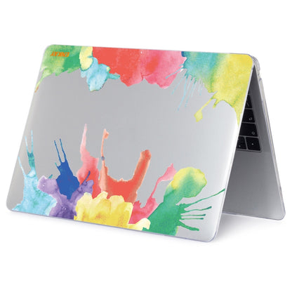 ENKAY Hat-Prince Forest Series Pattern Laotop Protective Crystal Case for MacBook Pro 15.4 inch A1707 / A1990(Watercolor Pattern) - MacBook Pro Cases by ENKAY | Online Shopping UK | buy2fix