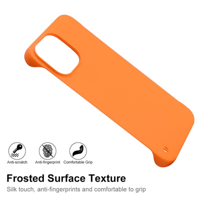 For iPhone 13 Pro Max ENKAY Matte Frameless Hard PC Case (Orange) - iPhone 13 Pro Max Cases by ENKAY | Online Shopping UK | buy2fix