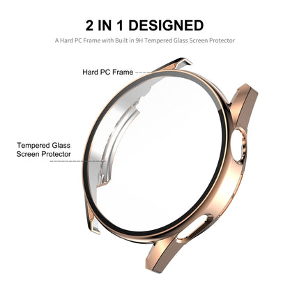 For Huawei Watch GT 3 46mm ENKAY PC Frame + Tempered Glass Protector Composite Case(Transparent) - Watch Cases by ENKAY | Online Shopping UK | buy2fix