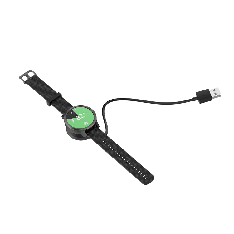 For Garmin Instinct Crossover Integrated Watch Charger With Data Transmission Function(Black) - Charger by buy2fix | Online Shopping UK | buy2fix