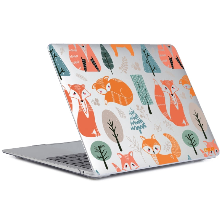 ENKAY Animal Series Pattern Laotop Protective Crystal Case For MacBook Pro 14.2 inch A2442 2021/A2779 2023(Fox) - MacBook Pro Cases by ENKAY | Online Shopping UK | buy2fix