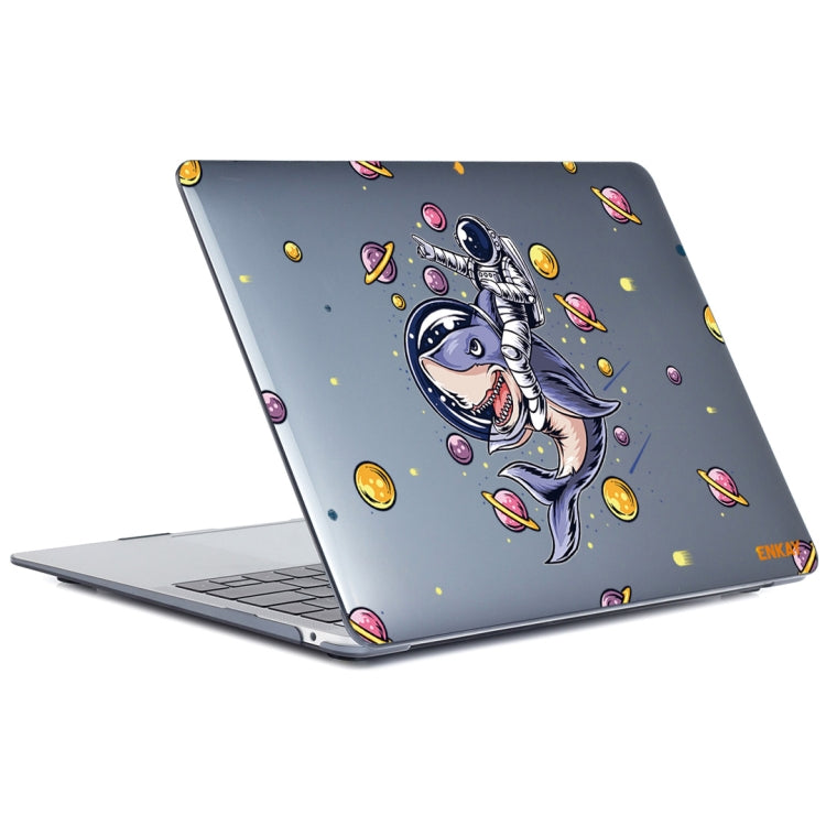 ENKAY Star Series Pattern Laotop Protective Crystal Case For MacBook Pro 13.3 inch A1706 / A1708 / A1989 / A2159(Shark Astronaut) - MacBook Pro Cases by ENKAY | Online Shopping UK | buy2fix