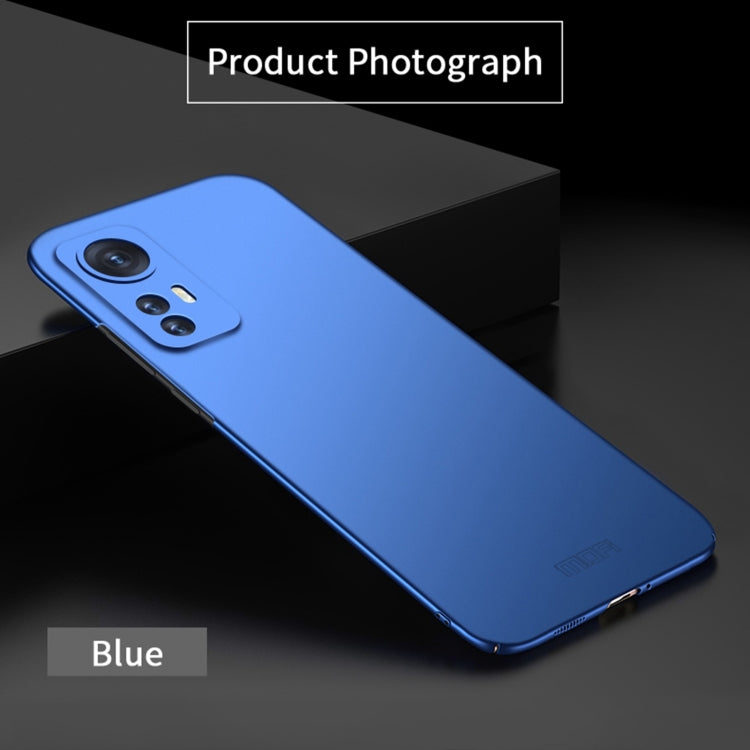 For Xiaomi 12 Pro MOFI Frosted PC Ultra-thin Hard Phone Case(Blue) - Xiaomi Cases by MOFI | Online Shopping UK | buy2fix