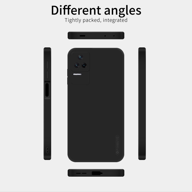 For Xiaomi Redmi K40S PINWUYO Sense Series Liquid Silicone TPU Phone Case(Black) - More Brand by PINWUYO | Online Shopping UK | buy2fix