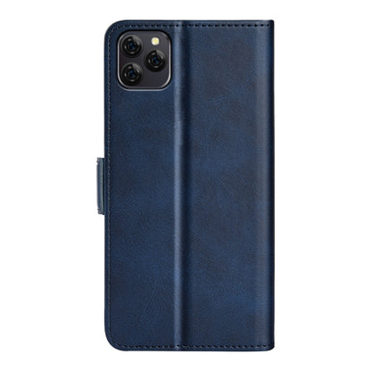 For Blackview A95 Dual-side Magnetic Buckle Leather Phone Case(Dark Blue) - More Brand by buy2fix | Online Shopping UK | buy2fix