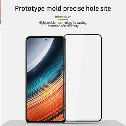 For Xiaomi Redmi K50 Ultra PINWUYO 9H 2.5D Full Screen Tempered Glass Film(Black) -  by PINWUYO | Online Shopping UK | buy2fix