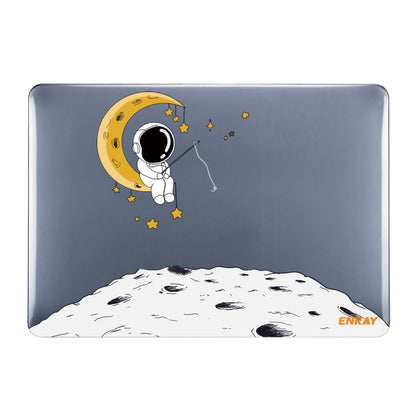 For MacBook Pro 14.2 A2442/A2779 2023 ENKAY Hat-Prince 3 in 1 Spaceman Pattern Laotop Protective Crystal Case with TPU Keyboard Film / Anti-dust Plugs, Version:EU(Spaceman No.3) - MacBook Pro Cases by ENKAY | Online Shopping UK | buy2fix