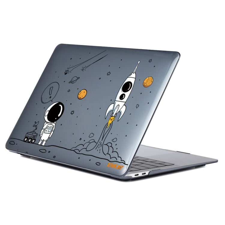 For MacBook Pro 16.2 A2485/A2880 2023 ENKAY Hat-Prince 3 in 1 Spaceman Pattern Laotop Protective Crystal Case with TPU Keyboard Film / Anti-dust Plugs, Version:EU(Spaceman No.1) - MacBook Pro Cases by ENKAY | Online Shopping UK | buy2fix