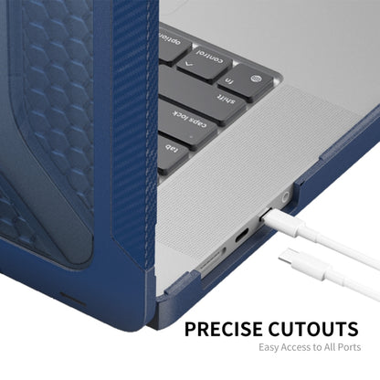 For MacBook Pro 14.2 A2442/A2779 2023 ENKAY Hat-Prince 3 in 1 Protective Bracket  Case Cover Hard Shell with TPU Keyboard Film / Anti-dust Plugs, Version:US(Grey) - MacBook Pro Cases by ENKAY | Online Shopping UK | buy2fix