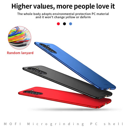 For Samsung Galaxy S23 5G MOFI Micro Frosted PC Ultra-thin Hard Case(Red) - Galaxy S23 5G Cases by MOFI | Online Shopping UK | buy2fix