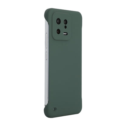 For Xiaomi 13 ENKAY Hat-Prince Matte Frameless Hard PC Phone Case(Dark Green) - 13 Cases by ENKAY | Online Shopping UK | buy2fix