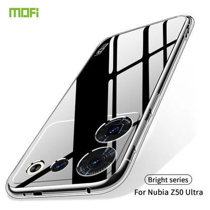 For ZTE Nubia Z50 Ultra MOFI Ming Series Ultra-thin TPU Phone Case(Transparent) - ZTE Cases by MOFI | Online Shopping UK | buy2fix