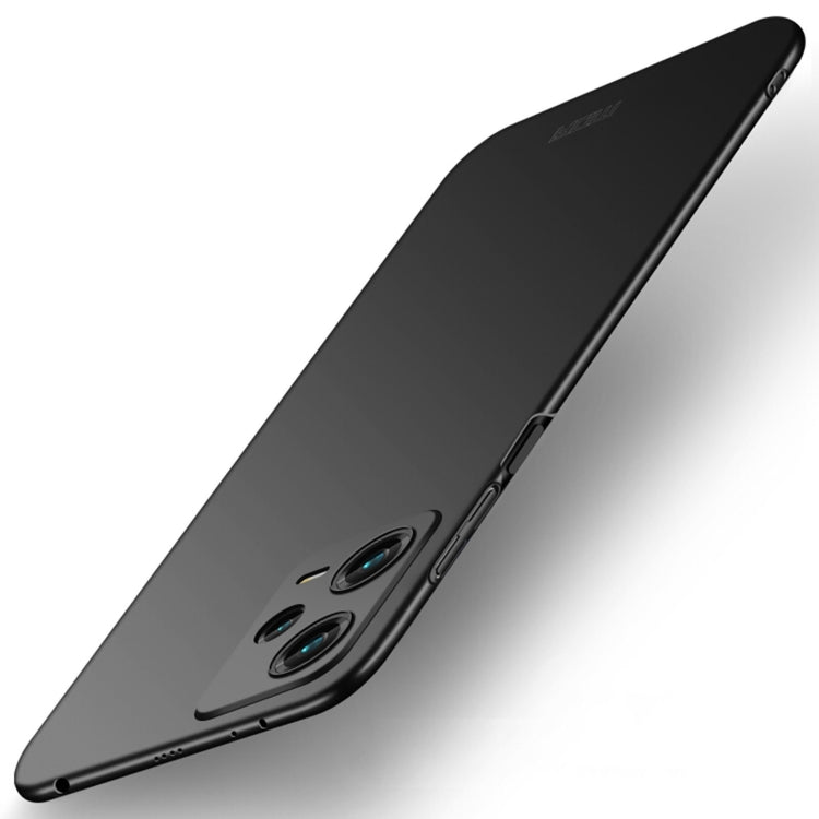 For Xiaomi Redmi Note 12 Pro 5G Global MOFI Micro-Frosted PC Ultra-thin Hard Phone Case(Black) - Xiaomi Cases by MOFI | Online Shopping UK | buy2fix