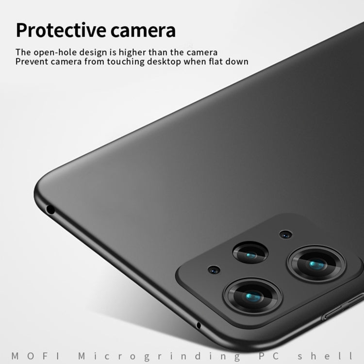 For Xiaomi Redmi Note 12S MOFI Micro-Frosted PC Ultra-thin Hard Phone Case(Black) - Xiaomi Cases by MOFI | Online Shopping UK | buy2fix