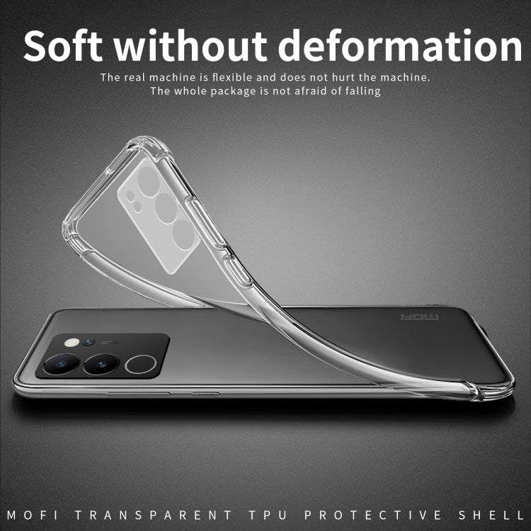 For vivo S17 Pro MOFI Ming Series Ultra-thin TPU Phone Case(Transparent) - vivo Cases by MOFI | Online Shopping UK | buy2fix