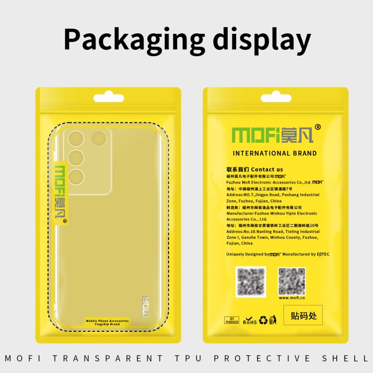 For vivo S17 Pro MOFI Ming Series Ultra-thin TPU Phone Case(Transparent) - vivo Cases by MOFI | Online Shopping UK | buy2fix