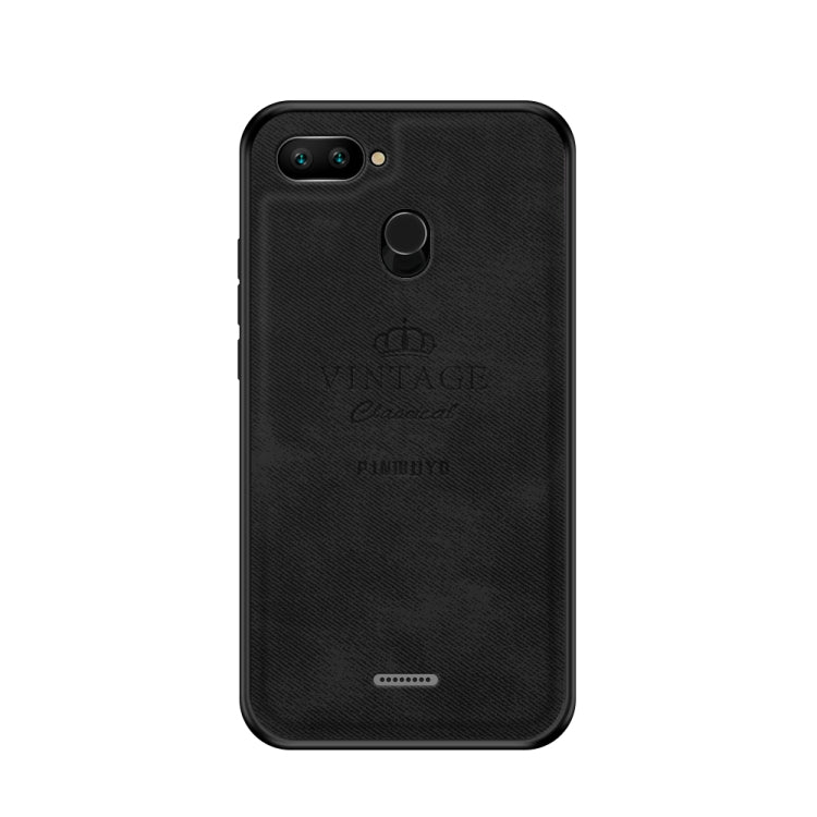 PINWUYO Shockproof Waterproof Full Coverage PC + TPU + Skin Protective Case for Xiaomi Redmi 6(Black) - Xiaomi Cases by PINWUYO | Online Shopping UK | buy2fix