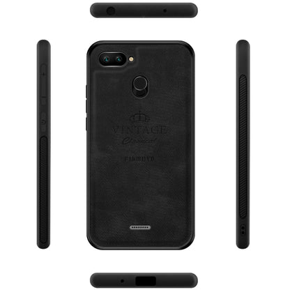 PINWUYO Shockproof Waterproof Full Coverage PC + TPU + Skin Protective Case for Xiaomi Redmi 6(Black) - Xiaomi Cases by PINWUYO | Online Shopping UK | buy2fix