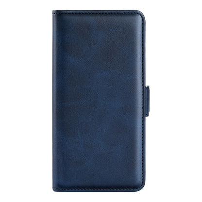 For iPhone 16 Pro Max Dual-side Magnetic Buckle Horizontal Flip Leather Phone Case(Dark Blue) - iPhone 16 Pro Max Cases by buy2fix | Online Shopping UK | buy2fix