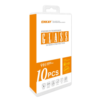 For Redmi Note 13 / Note 13 Pro 10pcs ENKAY Hat-Prince Full Glue High Aluminum-silicon Tempered Glass Film -  by ENKAY | Online Shopping UK | buy2fix