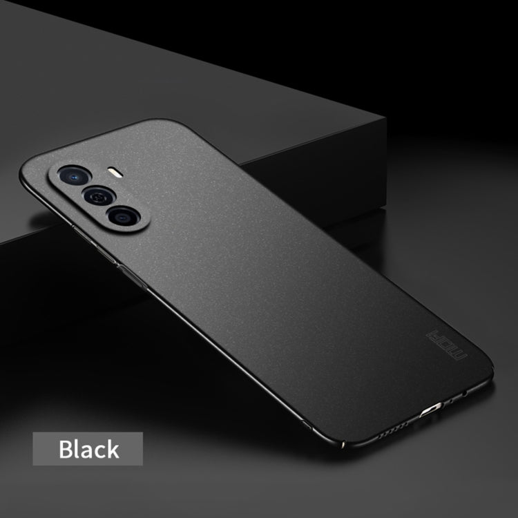 For Huawei Enjoy 50 / nova Y70 Plus MOFI Fandun Series Frosted PC Ultra-thin All-inclusive Phone Case(Black) - Huawei Cases by MOFI | Online Shopping UK | buy2fix