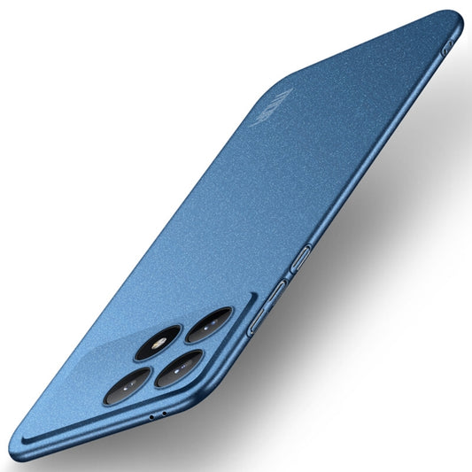 For Xiaomi Redmi K70 / K70 Pro MOFI Fandun Series Frosted PC Ultra-thin All-inclusive Phone Case(Blue) - Xiaomi Cases by MOFI | Online Shopping UK | buy2fix