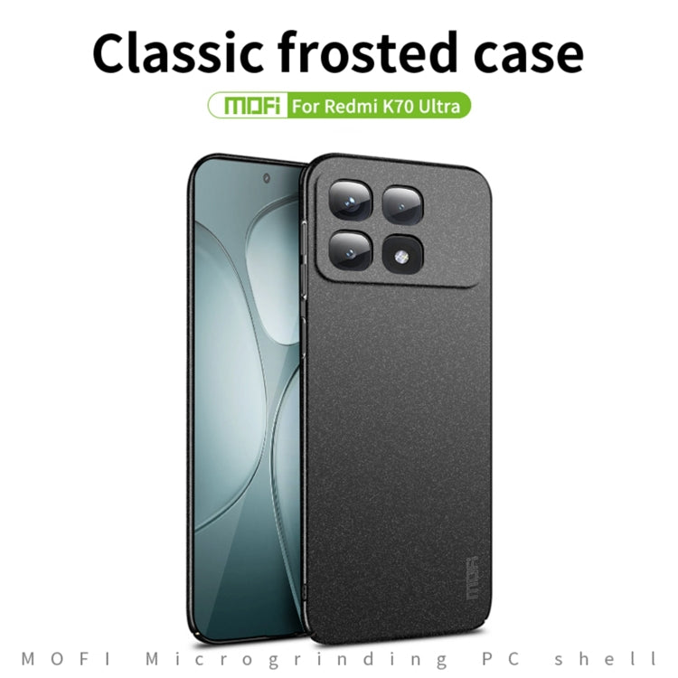 For Xiaomi Redmi K70 Ultra MOFI Fandun Series Frosted PC Ultra-thin All-inclusive Phone Case(Red) - Xiaomi Cases by MOFI | Online Shopping UK | buy2fix