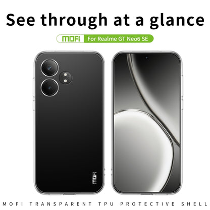 For Realme GT Neo6 SE MOFI Ming Series Ultra-thin TPU Phone Case(Transparent) - Realme Cases by MOFI | Online Shopping UK | buy2fix