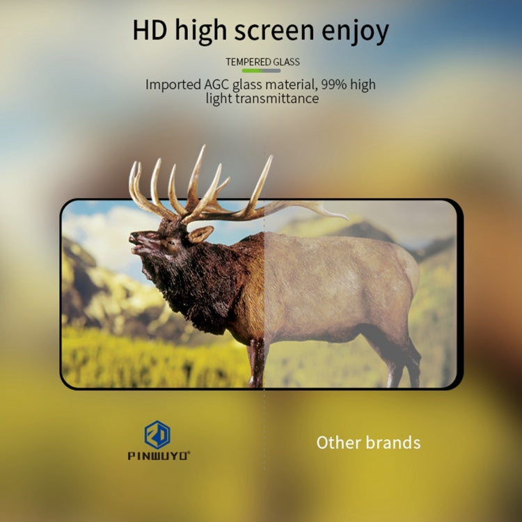 For Xiaomi Poco M6 Pro 4G PINWUYO 9H 2.5D Full Screen Tempered Glass Film(Black) -  by PINWUYO | Online Shopping UK | buy2fix