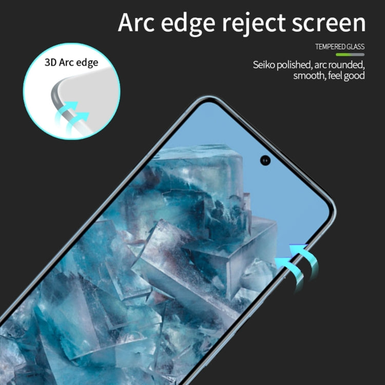 For Google Pixel 9 PINWUYO 9H 3D Full Screen Explosion-proof Tempered Glass Film(Black) - Google Tempered Glass by PINWUYO | Online Shopping UK | buy2fix