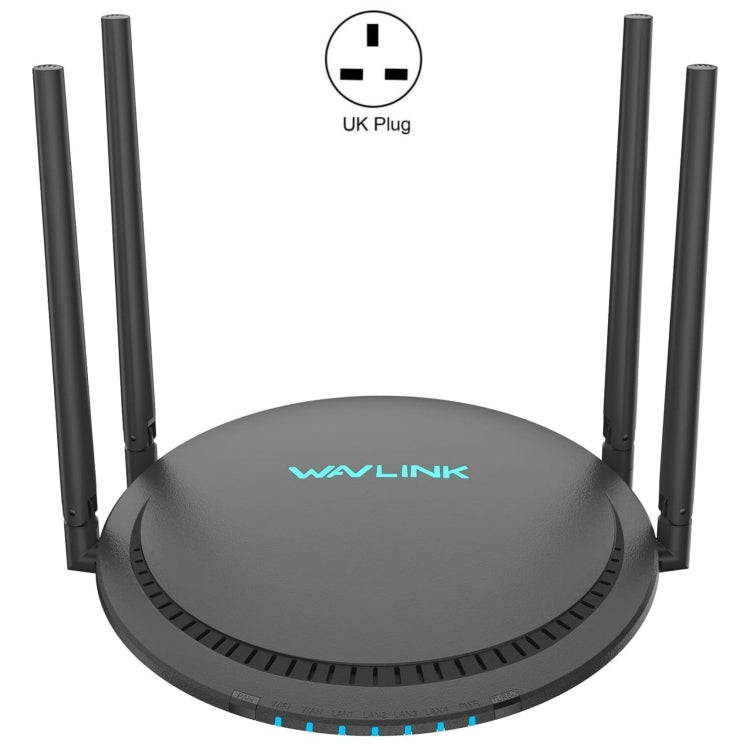 WAVLINK WN531P3 WAN / LAN Port Signal Booster Wireless Repeater AC1200 Wireless Routers, Plug:UK Plug - Wireless Routers by buy2fix | Online Shopping UK | buy2fix