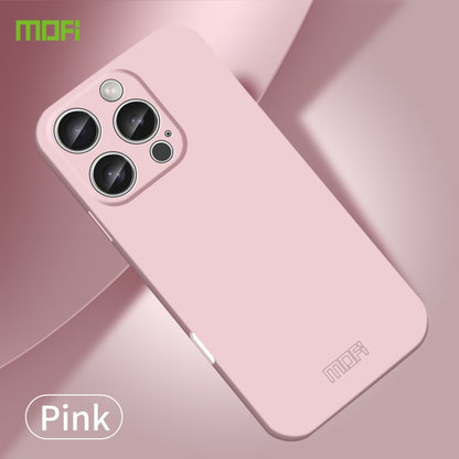 For iPhone 16 Pro Max MOFI Qin Series Skin Feel All-inclusive PC Phone Case(Pink) - iPhone 16 Pro Max Cases by MOFI | Online Shopping UK | buy2fix