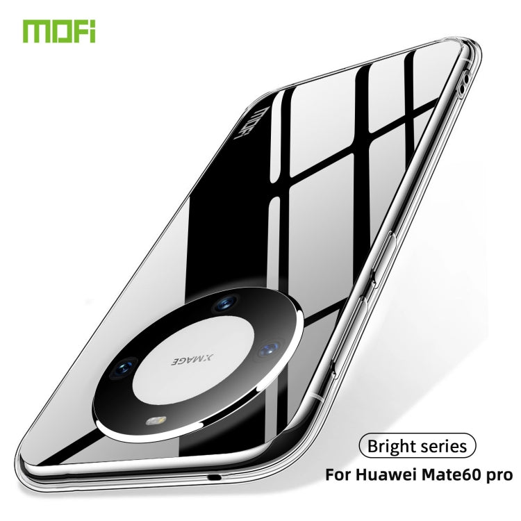 For Huawei Mate 60 Pro MOFI Ming Series Ultra-thin TPU Phone Case(Transparent) - Huawei Cases by MOFI | Online Shopping UK | buy2fix