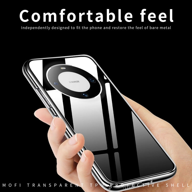 For Huawei Mate 60 Pro MOFI Ming Series Ultra-thin TPU Phone Case(Transparent) - Huawei Cases by MOFI | Online Shopping UK | buy2fix