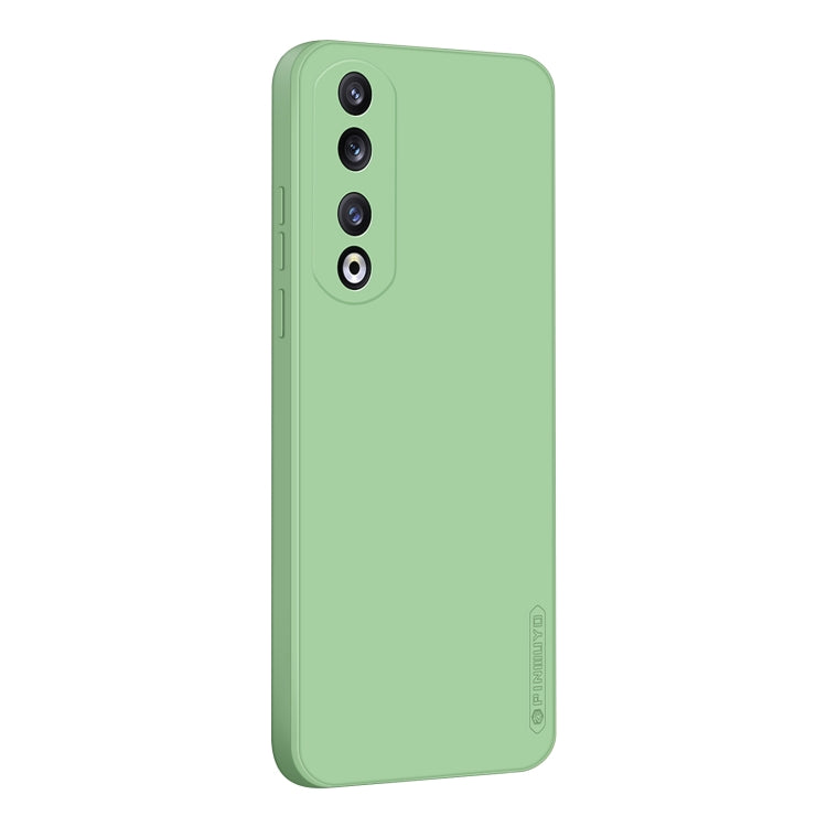 For Honor 90 PINWUYO Sense Series Liquid Silicone TPU Phone Case(Green) - Honor Cases by PINWUYO | Online Shopping UK | buy2fix