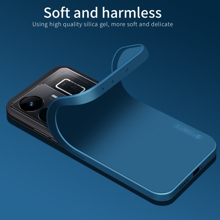 For Realme GT Neo5 PINWUYO Sense Series Liquid Silicone TPU Phone Case(Green) - Realme Cases by PINWUYO | Online Shopping UK | buy2fix