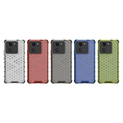 For Xiaomi 13T Pro Shockproof Honeycomb Phone Case(Black) - Xiaomi Cases by buy2fix | Online Shopping UK | buy2fix