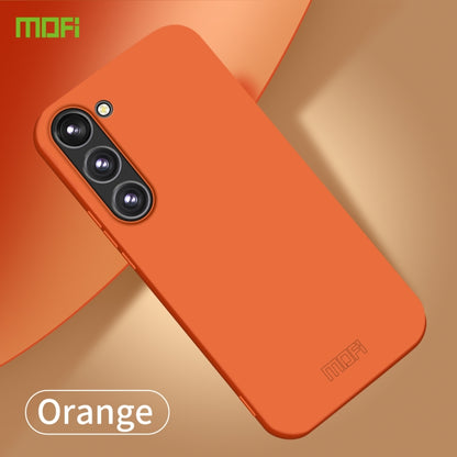 For Samsung Galaxy A54 5G MOFI Qin Series Skin Feel All-inclusive PC Phone Case(Orange) - Galaxy Phone Cases by MOFI | Online Shopping UK | buy2fix