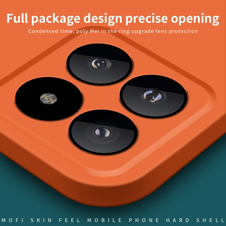 For Xiaomi 14 Pro MOFI Qin Series Skin Feel All-inclusive PC Phone Case(Black) - 14 Pro Cases by MOFI | Online Shopping UK | buy2fix