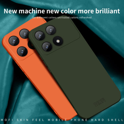 For Xiaomi Redmi K70E MOFI Qin Series Skin Feel All-inclusive PC Phone Case(Orange) - K70E Cases by MOFI | Online Shopping UK | buy2fix