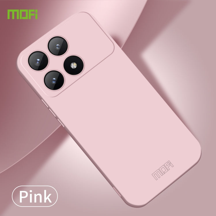 For Xiaomi Redmi K70E MOFI Qin Series Skin Feel All-inclusive PC Phone Case(Pink) - K70E Cases by MOFI | Online Shopping UK | buy2fix