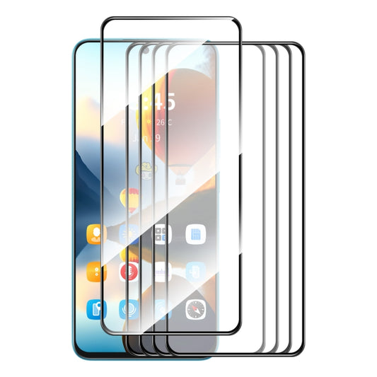 For Google Pixel 9 Pro XL 5pcs ENKAY Hat-Prince Full Glue High Aluminum-silicon Tempered Glass Film - Google Tempered Glass by ENKAY | Online Shopping UK | buy2fix