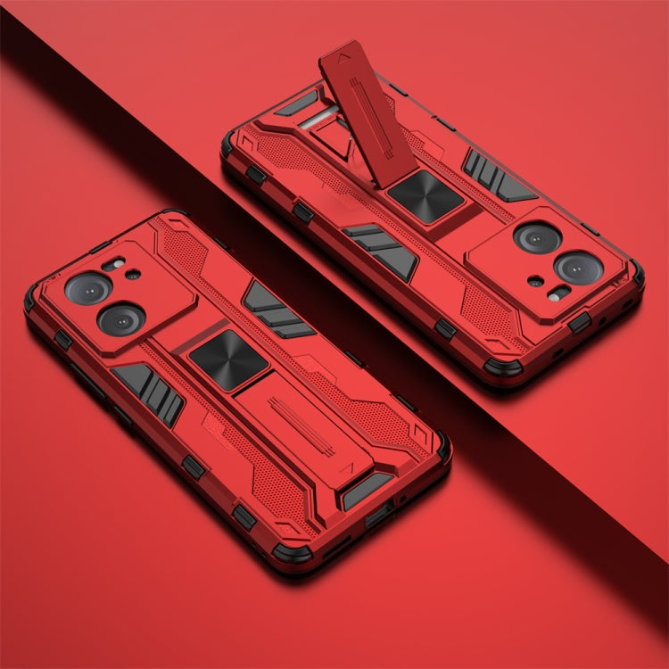 For Xiaomi 13T Pro Supersonic Armor PC Hybrid TPU Phone Case(Red) - Xiaomi Cases by buy2fix | Online Shopping UK | buy2fix