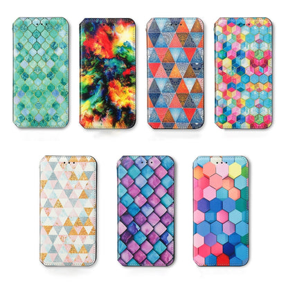 For Blackview  A96 CaseNeo Colorful Magnetic Leather Phone Case(Rhombus Mandala) - More Brand by buy2fix | Online Shopping UK | buy2fix