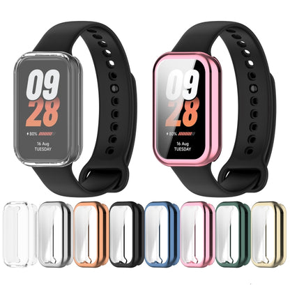 For Redmi Band 2 Full Package TPU Electroplated Watch Protective Case(Silver) - Watch Cases by buy2fix | Online Shopping UK | buy2fix