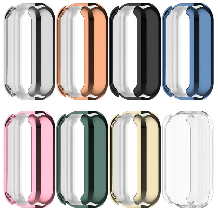 For Redmi Band 2 Full Package TPU Electroplated Watch Protective Case(Pink) - Watch Cases by buy2fix | Online Shopping UK | buy2fix