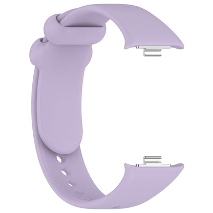 For Redmi Watch 4 Solid Color Liquid Silicone Watch Band(Purple) - Watch Bands by buy2fix | Online Shopping UK | buy2fix